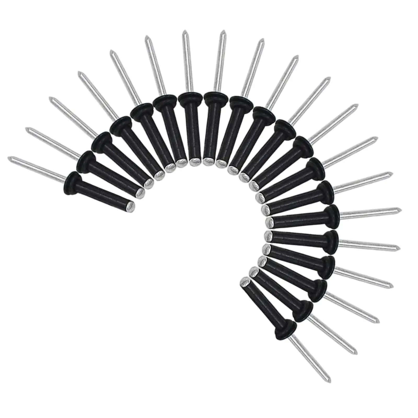 

20x Tri Bulb Kayak Rivet 20x O Rings Kayak Pad Eye Rivet Waterproof Mounting Rivet for Kayaking Boats Accessories Marine