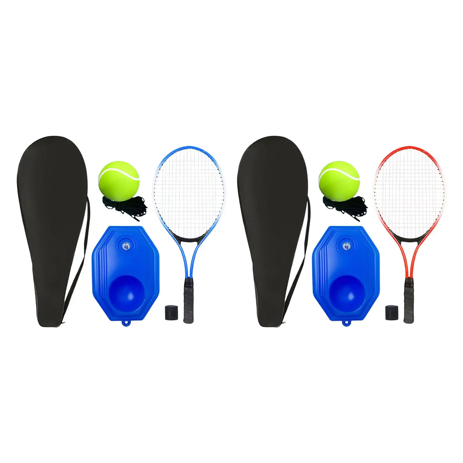 Solo Tennis Trainer Professional Garden Park String Ball Solo Training Device Self Practice for Beginners Kids Adults Women Men