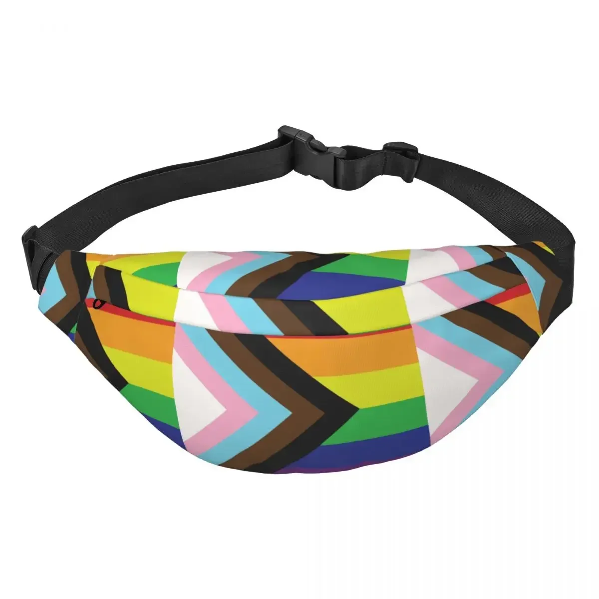 

Customized Gay Pride Rainbow Flag LGBTQ Fanny Pack LGBT Lesbian Bisexual Sling Crossbody Waist Bag Traveling Phone Money Pouch