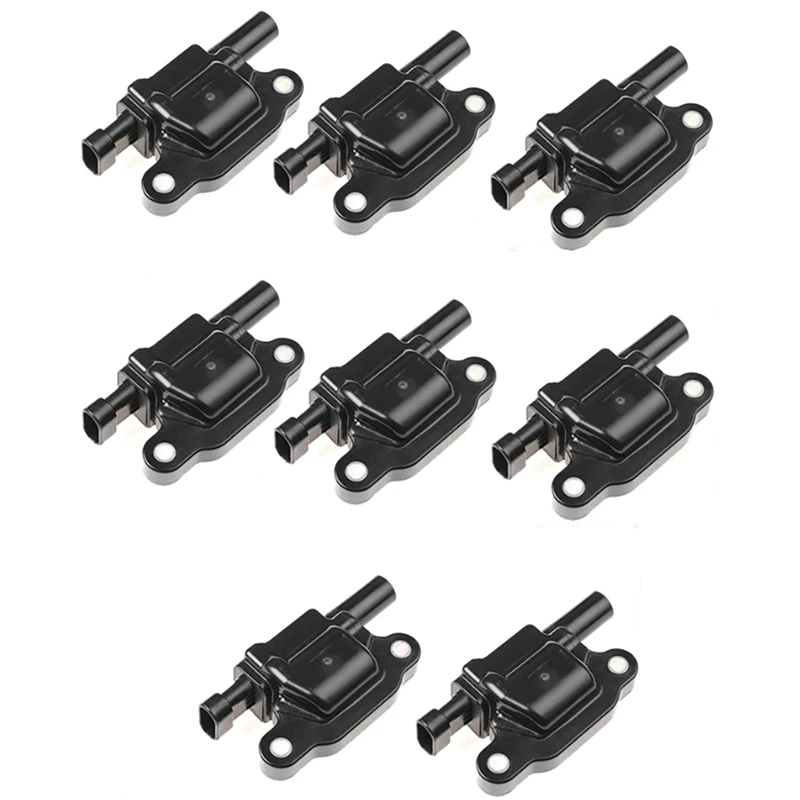 12611424 Set Of 8 Ignition Coil For Chevy Cadillac GMC Pontiac 5.3L 6.0L V8 Engine Tahoe Yukon Silverado Impala 12570616