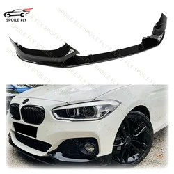 4PCS For BMW F20 F21 118i 120d 120i M135i M140i LCI M Sport Front Bumper Lip Spoiler Diffuser Splitter Cover 2015 To 2019