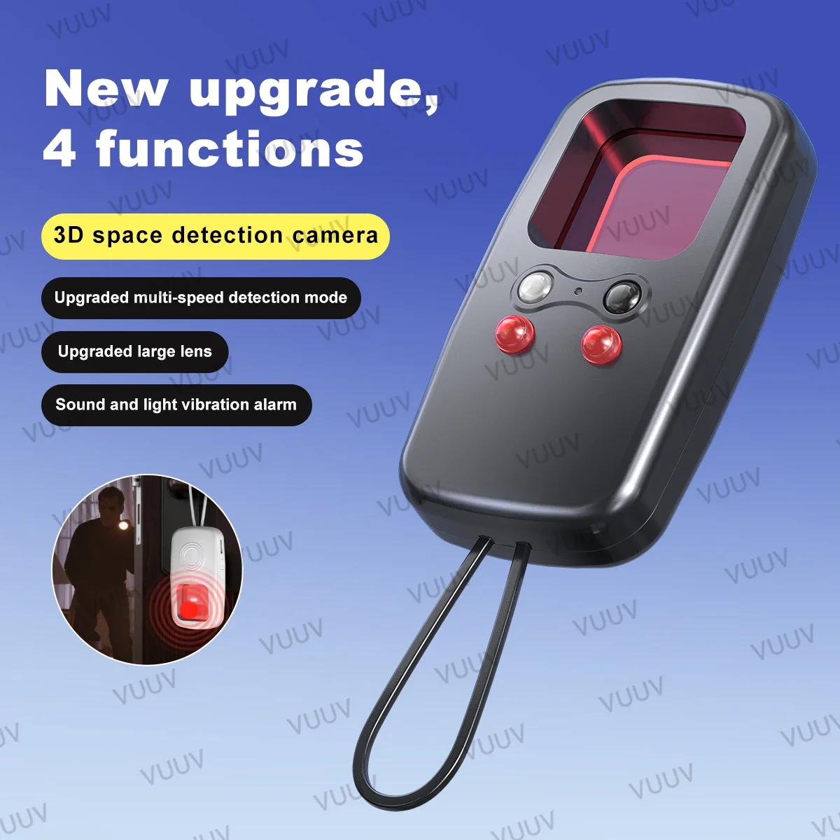 

Anti Candid Camera Detector Portable Lens Detect Gadget Type-C Anti-Peeping Security Protection for Office Hotel