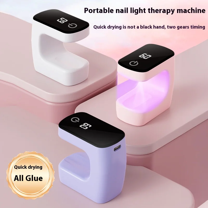 YIKOOLIN USB Mini Nail Dryer UV LED Light for Nails Curing All Nail Gel UV LED Nail Lamp for Home And Travel Use