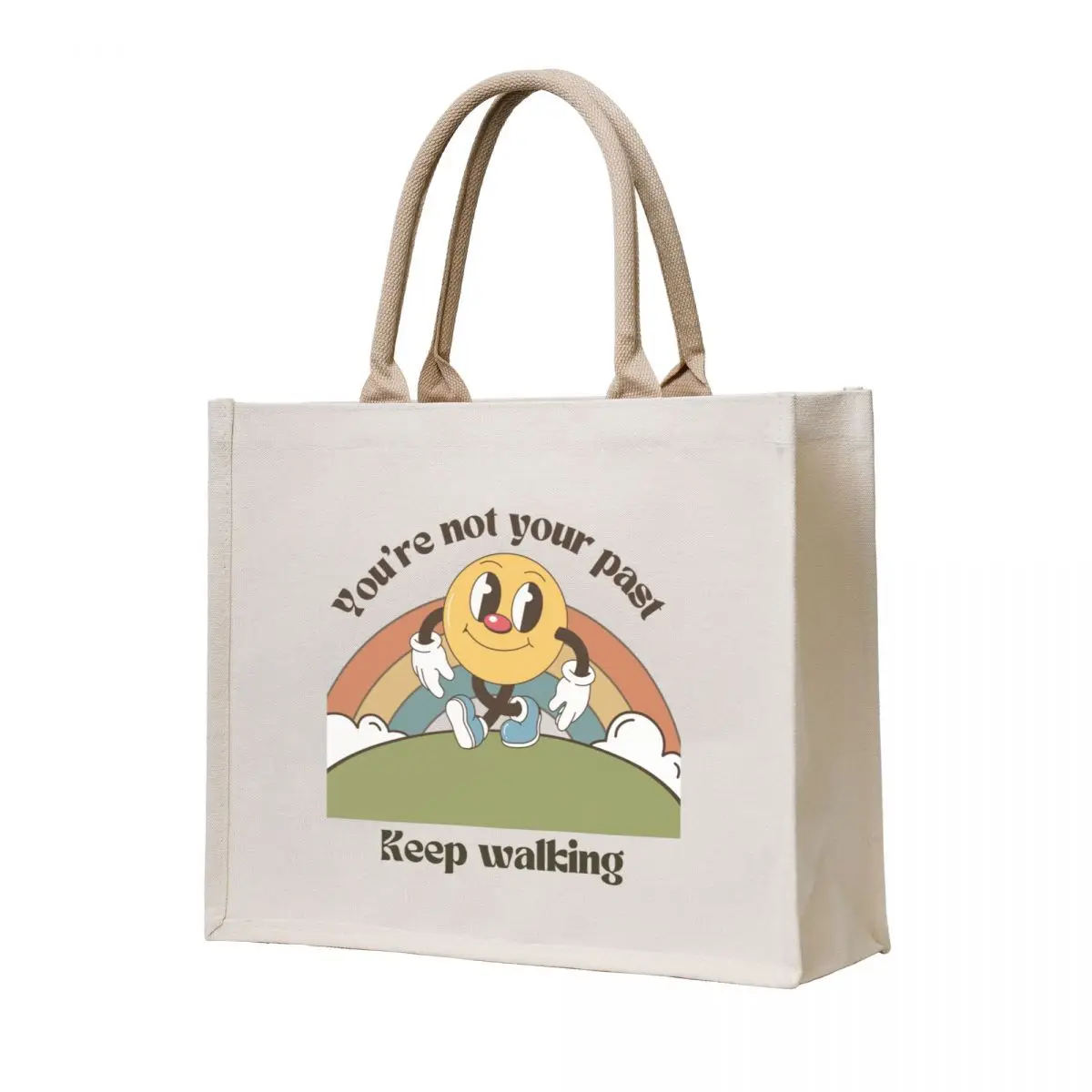 

You're not your past keep going Tote Bag Women's beach bags Women's bags Big bag women Canvas