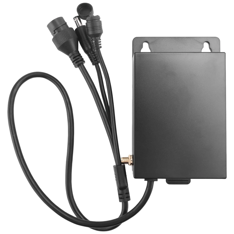 Outdoor 4G LTE Wifi Router Black Plastic With Sim Card Slot Waterproof Wireless CPE RJ45 Port Supply Power For IP Camera