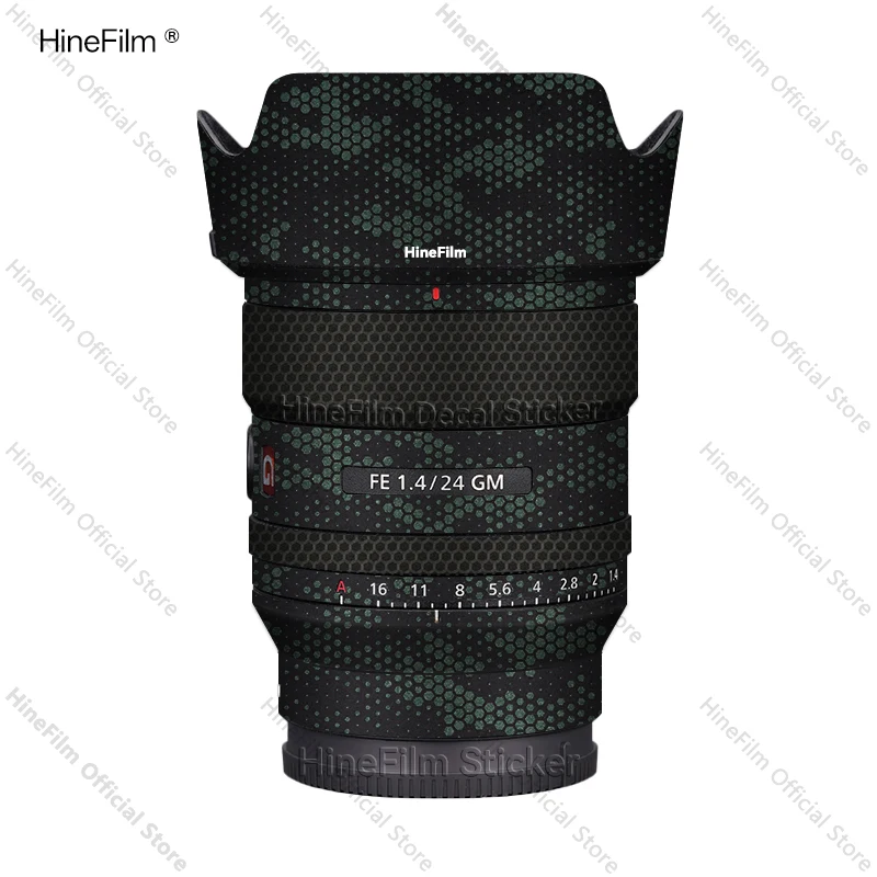 Para sony fe24 1.4gm lente decalque skins 24gm película protetora