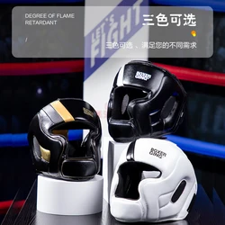 2023 Professional Adult Men Women Kick Boxing Sanda MMA Head Protector MMA Helmet Muay Thai Boxing Taekwondo Karate Head Guard