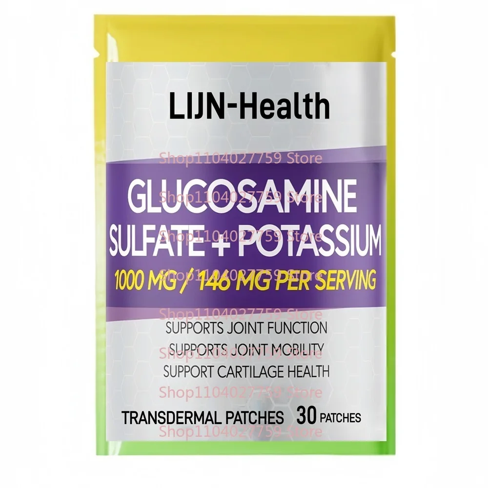 30-remendos-transdermicos-de-sulfato-de-glucosamina-com-potassio-suporta-cartilagem-e-tecidos-conecivos