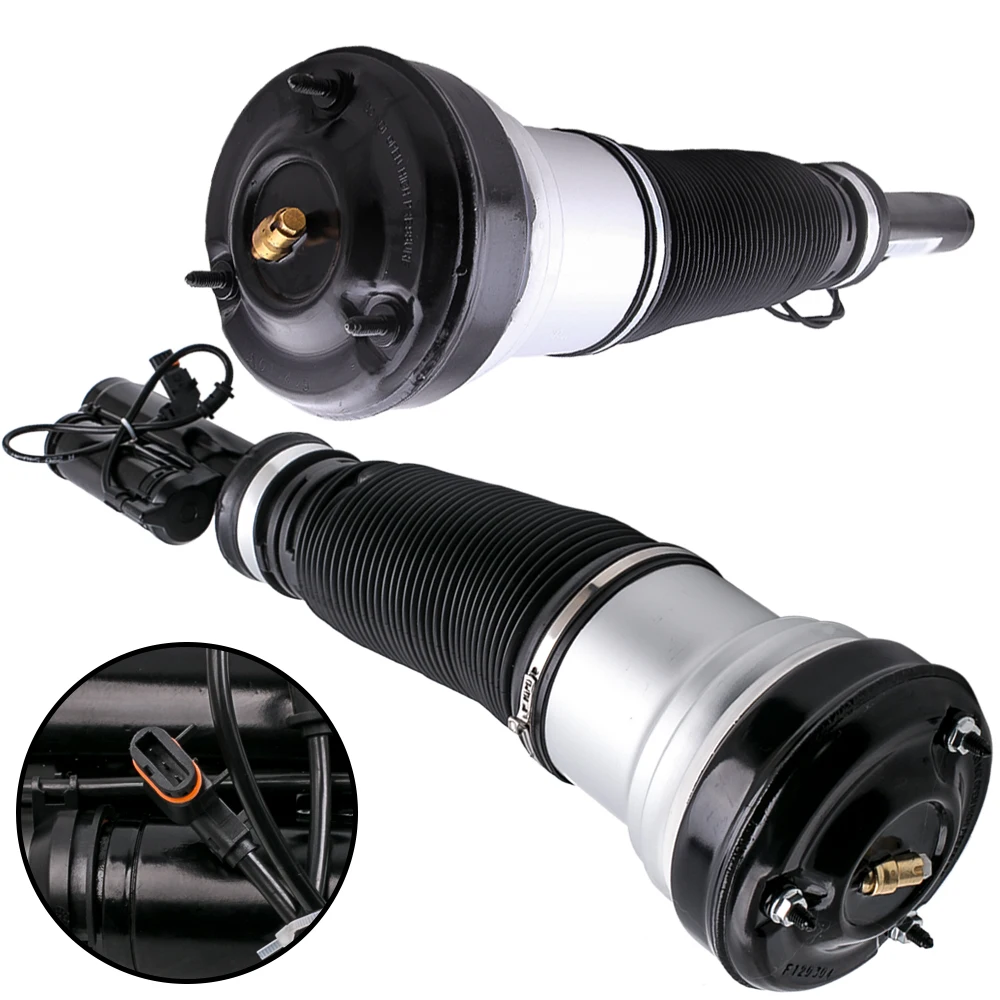 Air Suspension Air Shock Front Left and Right Black For Benz W220 2203202438   for Mercedes S430 S500 S600 S420 S320 2006 S350