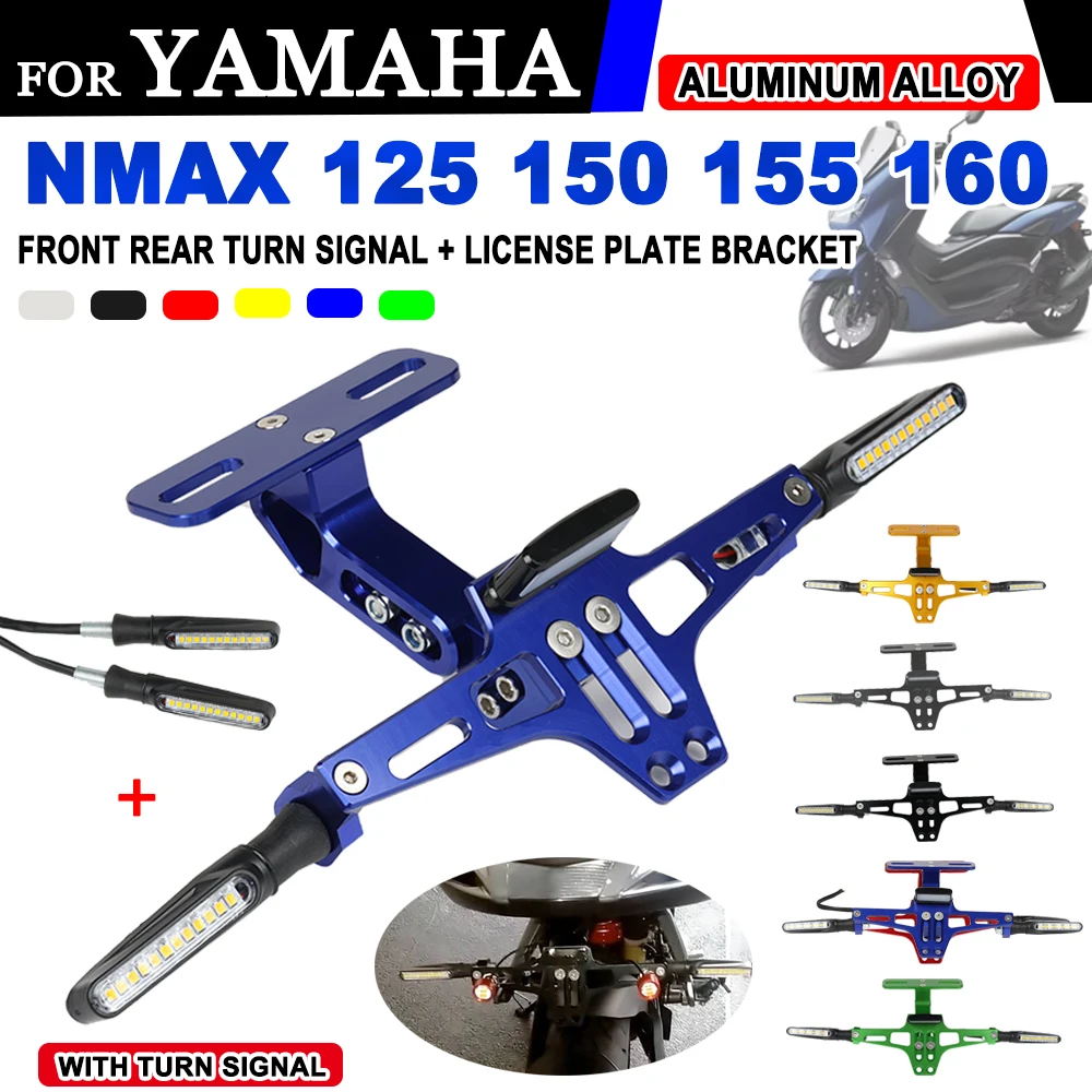 

Аксессуары для YAMAHA Nmax155 Nmax150 Nmax125 Nmax 125 150 155 кронштейн для устранения номерного знака с указателем поворота