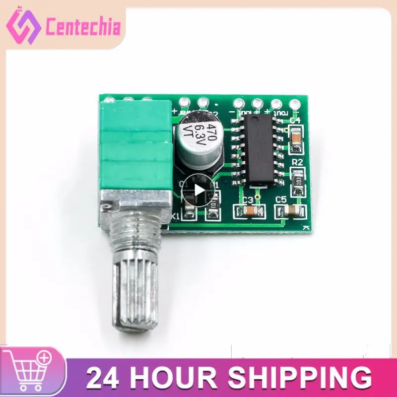 Mini Placa Digital Amplificadora de Som de Alta Fidelidade, Acessórios Áudio USB, 5V, Pam8403