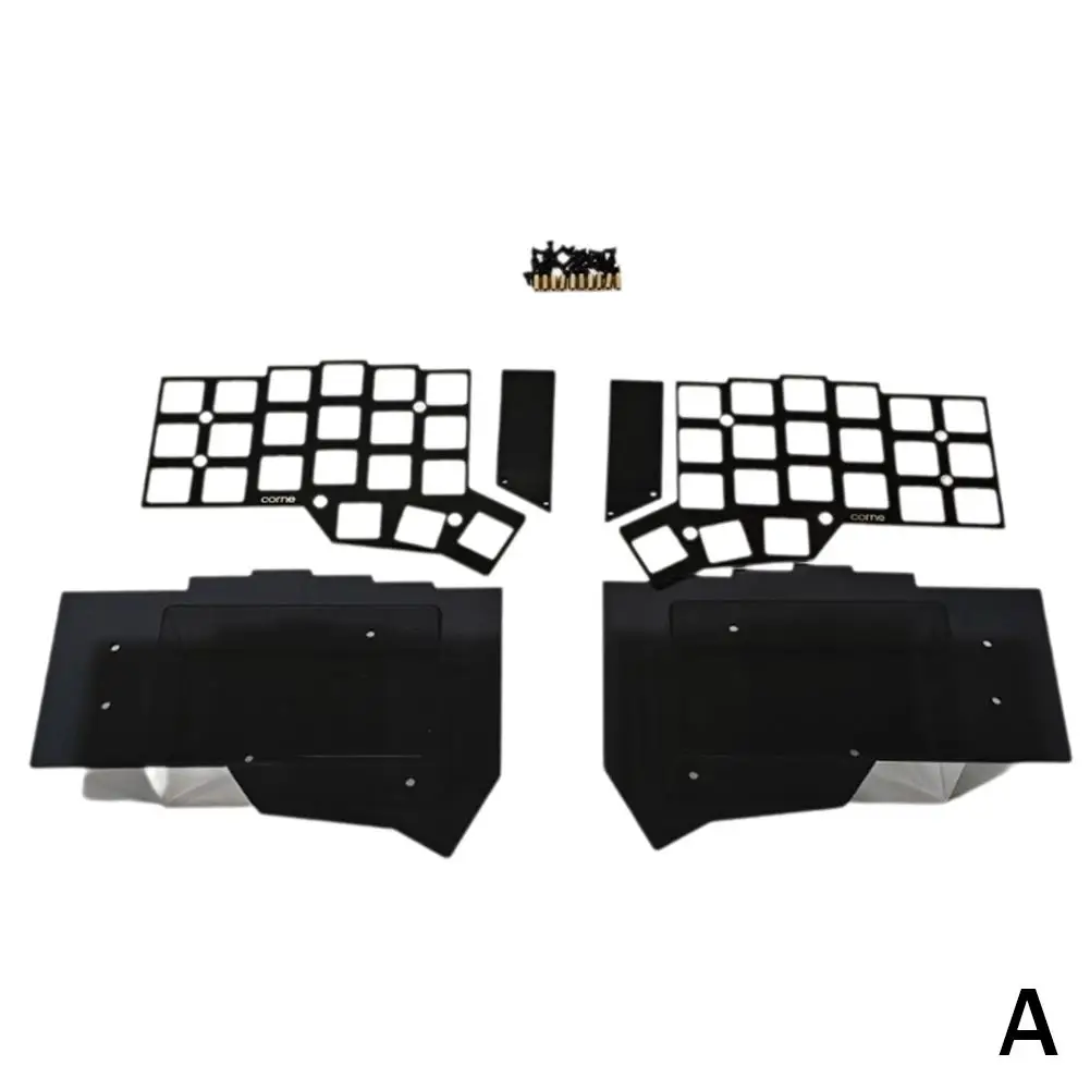 Dividir Caso Teclado para Corne, Sandwich 3D Shell, Três Camadas, Impresso Shell Peças, Acessórios, V3.0.1, A5C1