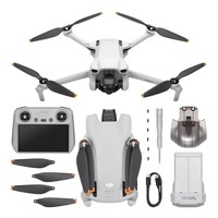 New 4K DJI Mini 3 Drone (DJI RC) With CMOS HDR Camera RC Controller + Accessories