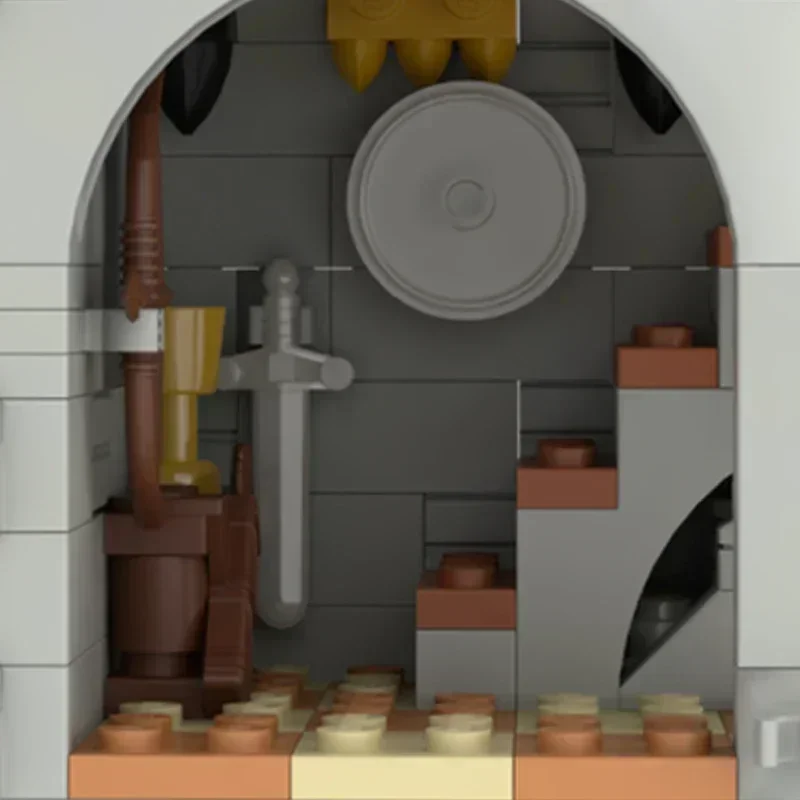Forteresse médiévale modèle Moc briques de construction tour entrepôt technologie blocs modulaires cadeaux jouets bricolage ensembles assemblage noël
