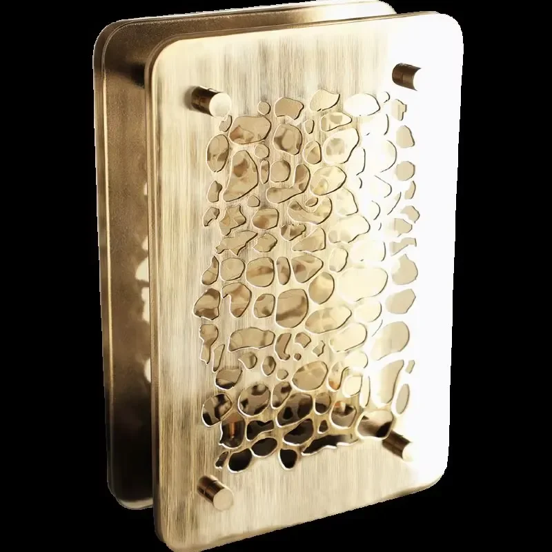 American Modern Retro High Quality Handmade Square Wall Lights Interior Decor Villa Living Room Dining Room Bedroom
