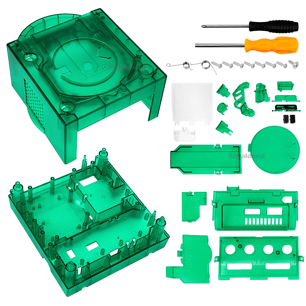 NEUE 6 CLORS Für Gamecube NGC Ersatz Shell Transparent Fall für Gamecube NGC GC Spielkonsole DOL-101/DOL-001 Dropshipping – Detail 6