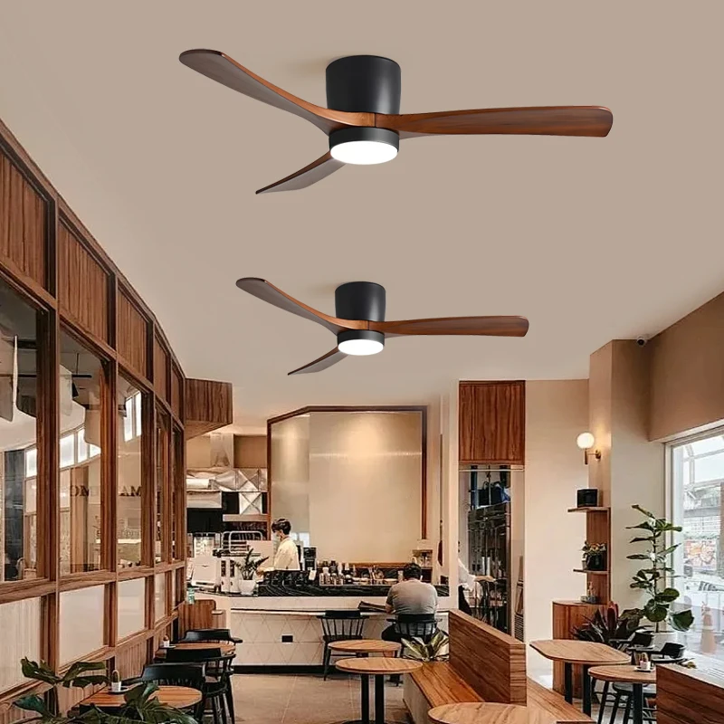 

HSG Модель 657 Потолочный вентилятор 42 52 дюйма 3 лопасти из цельного дерева Современный дизайн Самый продаваемый домашний декор Дистанционное управление Двигатель постоянного тока