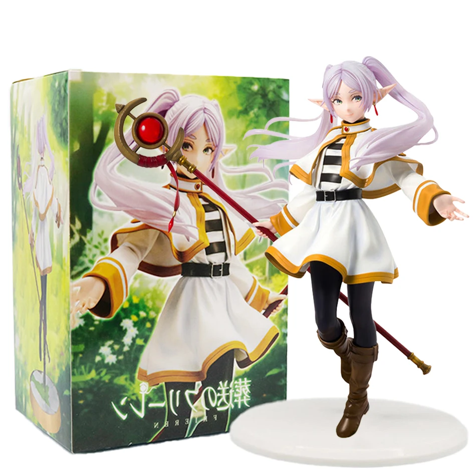 Anime Frieren: Beyond Journey's End Frieren Anime-Figur PVC Niedliche Mädchenfigur Desktop-Dekoration Sammlerstück Modell Spielzeug Geschenk