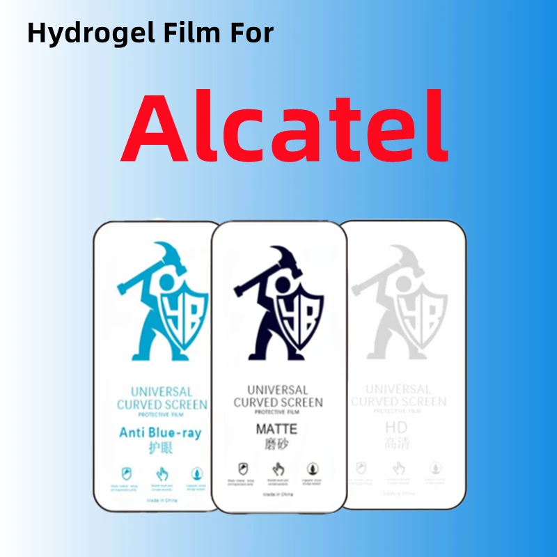 Película de hidrogel fosca para alcatel 1s (2021), 2 peças, protetor de tela hd para alcatel 1b (2020) idol 4, cuidados com os olhos, anti-espião, proteção fosca