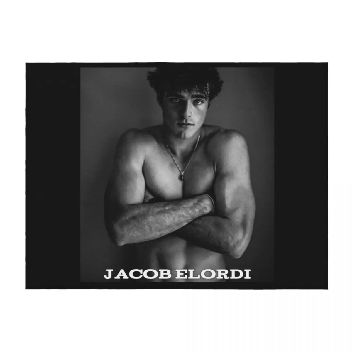 

jacob elordi art Throw Blanket Furry cosplay anime christmas decoration blankets ands Blankets