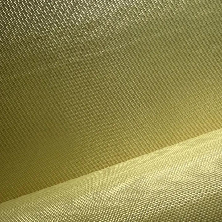 Kevlar Fabric Yellow SYNTHETIC Aramid Fiber Cloth Plain 1100D 200gsm 40'/100cm Width Suitable for Making Bulletproof Vests