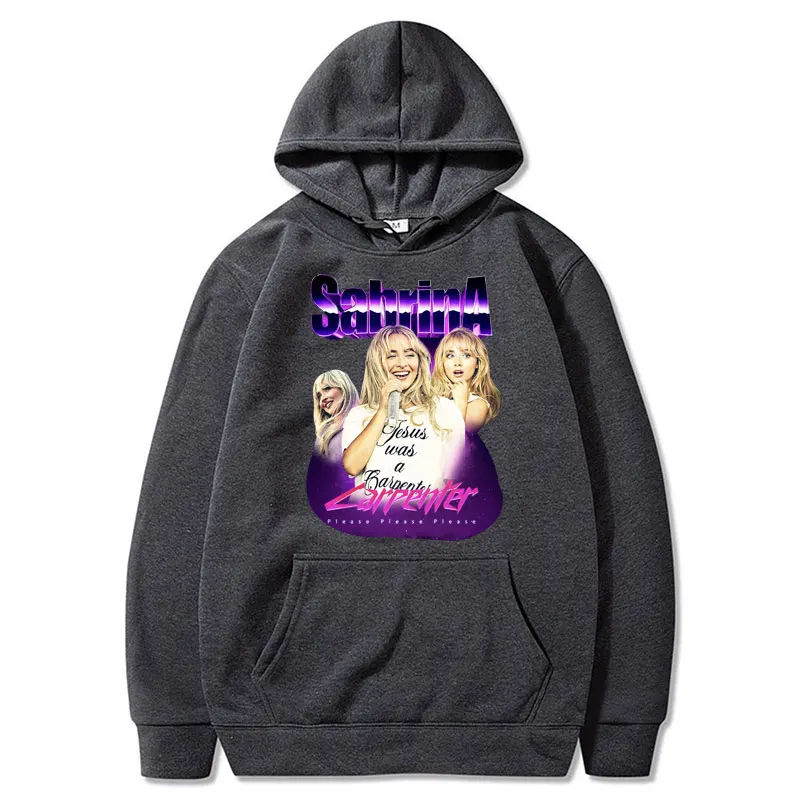 Sabrina Carpenter Please Please Please Hoodie Fashion Men Women Tracksuit Casual Loose Y2k Clothes Fleece Sweatshirt Fans Gift