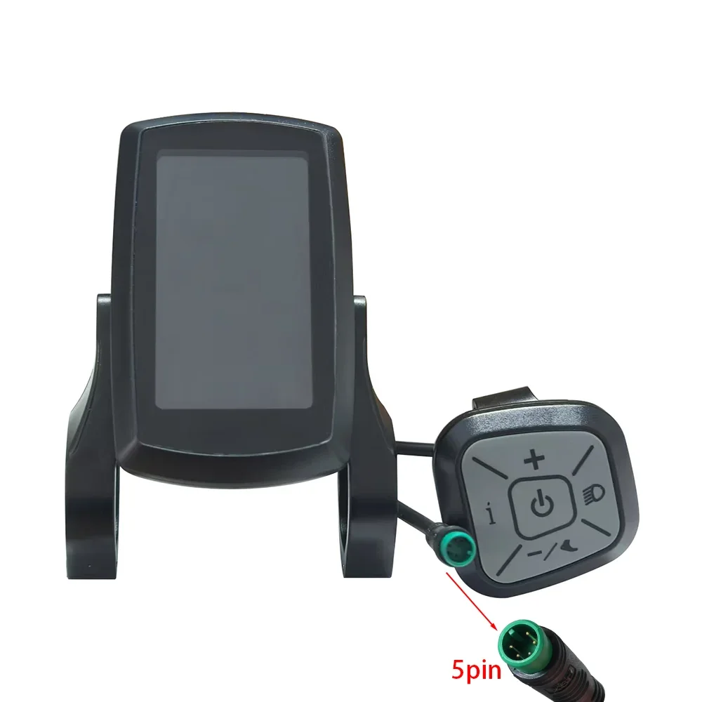 

Nulkomma Electric Bike Color Display YL80C 36V/48V 5Pin Conversion Kit Speed Control Panel for Ebike MTB Fat Bike Accessories