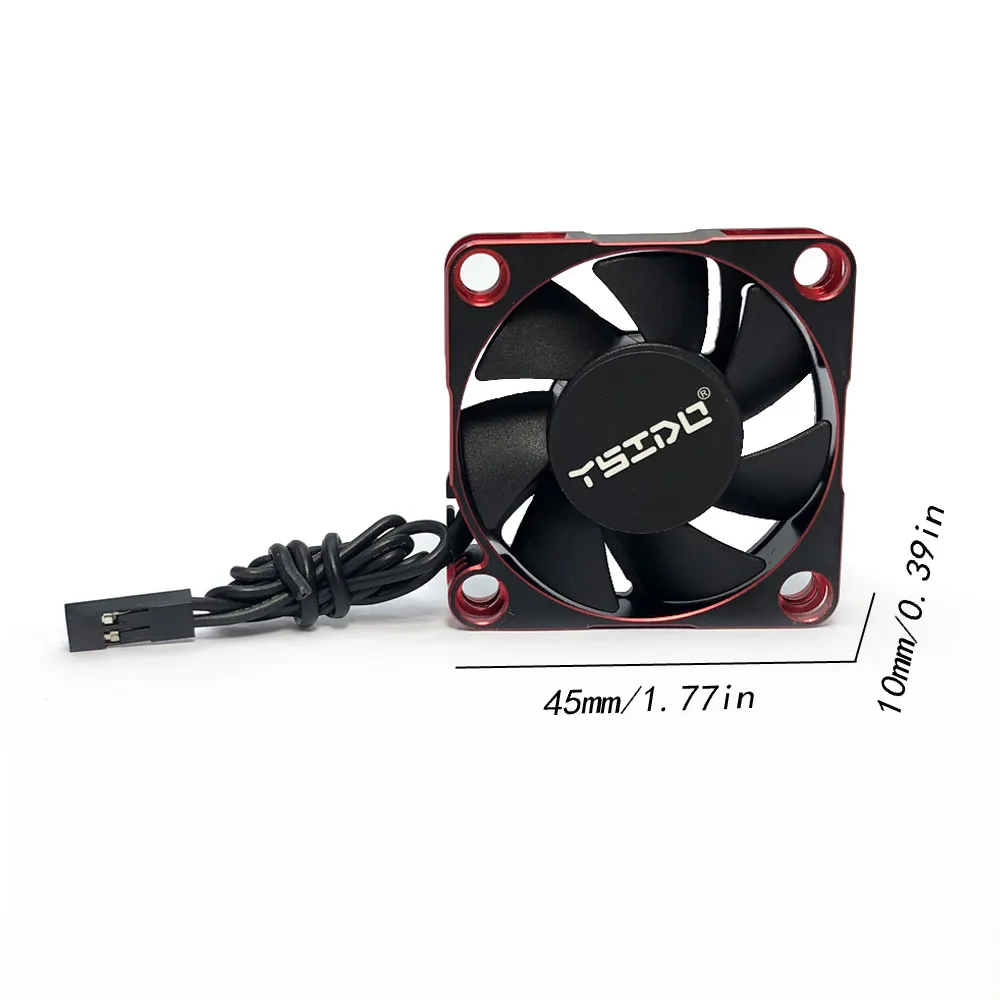 YSIDO Waterdichte Hight Speed koelventilator 3010 3510 4010 4510 voor 1/7 1/8 1/10 1/12 RC Auto 3650 3660 4274 4292 Borstelloze Motor