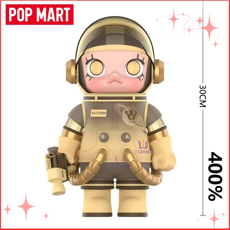 

POPMART MEGA Collectible MOLLY Planet 400% Series Third Generation Trend Toy Figurine Display Piece