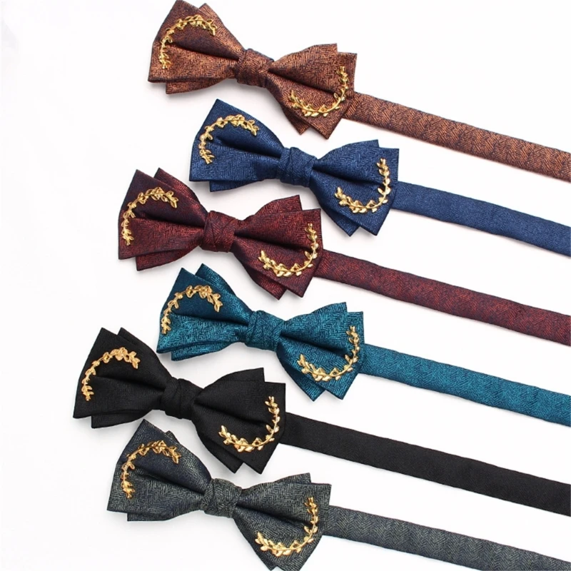 

Gentleman's BowTie Wheat-ear Perfect for Formal Occasions and Business Wear for Men, Costume Accessories for Weddings