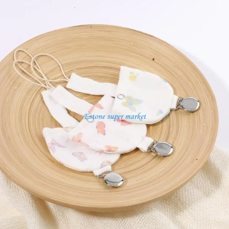 090B Infants Teether Clip Chain Bag Comfortable Baby Pacifier Leash Secure Toy Strap