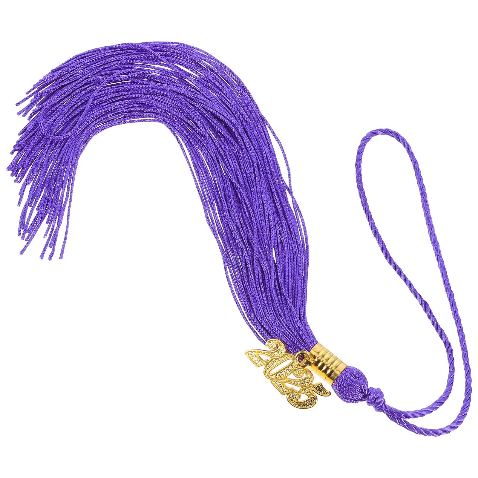

Graduation Cap Tassel Charm Doctoral Cap Exquisite DIY Decoration Graduation Ceremony Memorial Accessories Purple Tassel