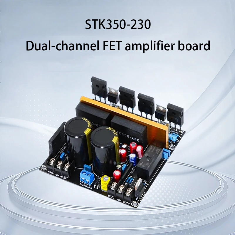 TOKBAN STK350-230 180w*2 2.0 Channel Class A And B Amplifier Board HiFi Stereo Amplifier Commonly Used In Home Theater