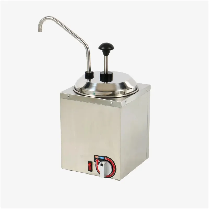 Distributeur électrique de pompe à fromage de 2,5 l, chauffe-sauce/fromage/chocolat/marche, pour usage Commercial en Restaurant