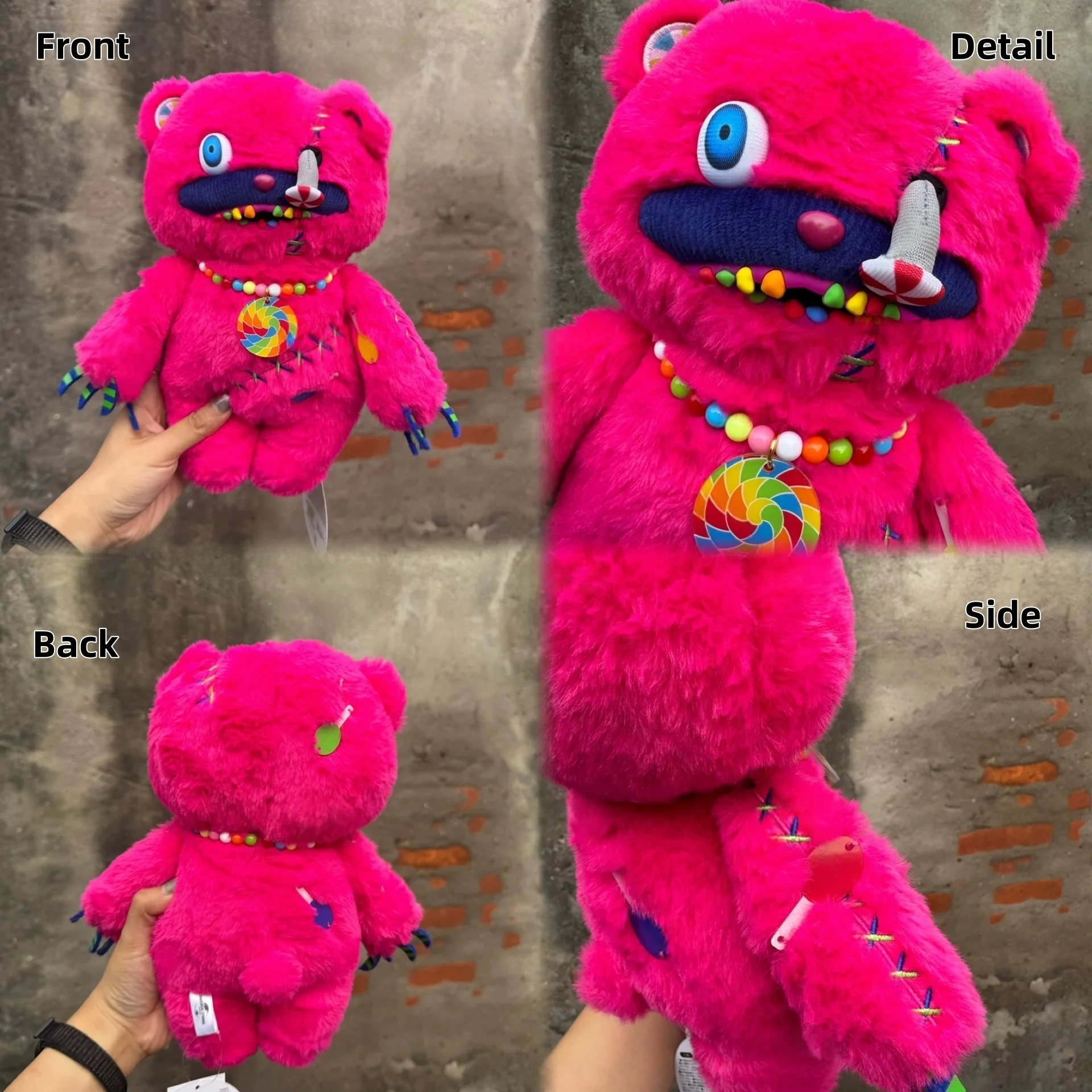 Universal Studios Halloween limited edition Hamikuma Zombie Bear plush toy backpack for girls - souvenir, holiday gift