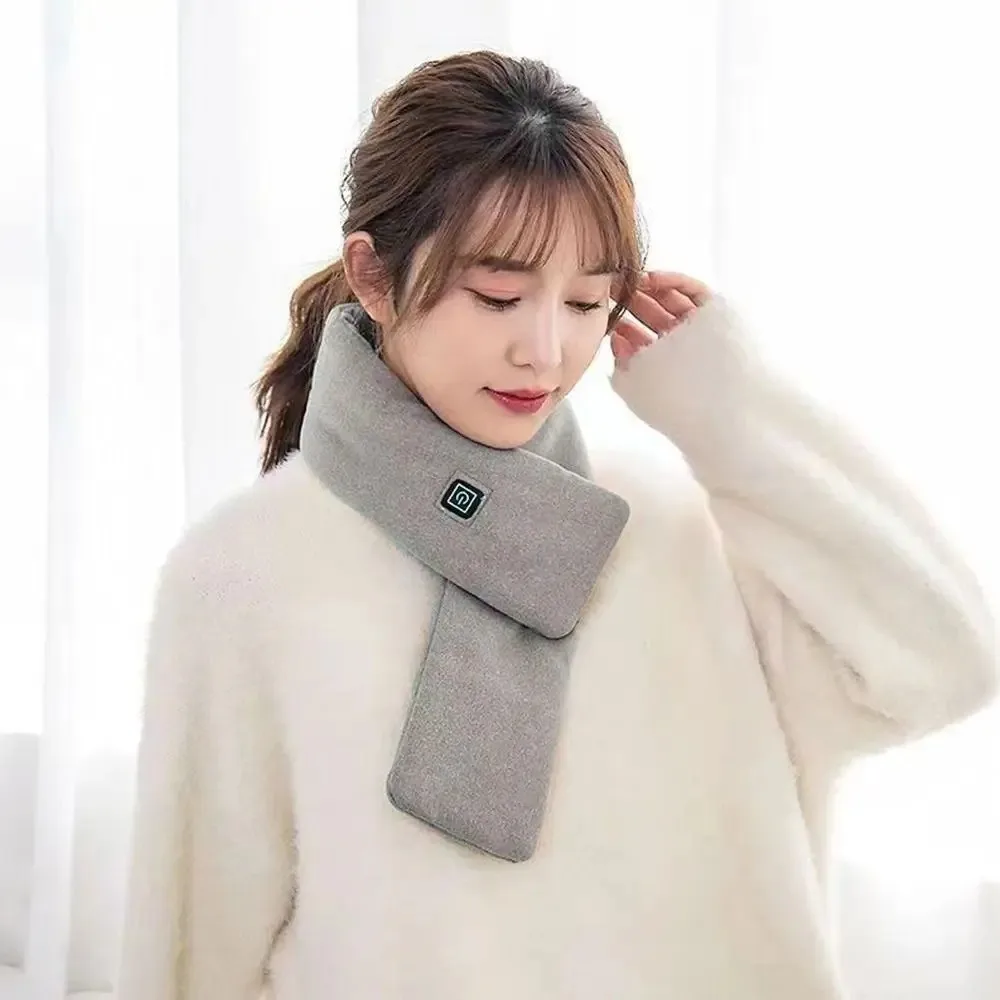 

Universal Warm Electric Heating Scarf Cold-Proof Comfortable Thermal Neck Warmer Soft USB Powered Neck Wrap Warmer Boys Girls