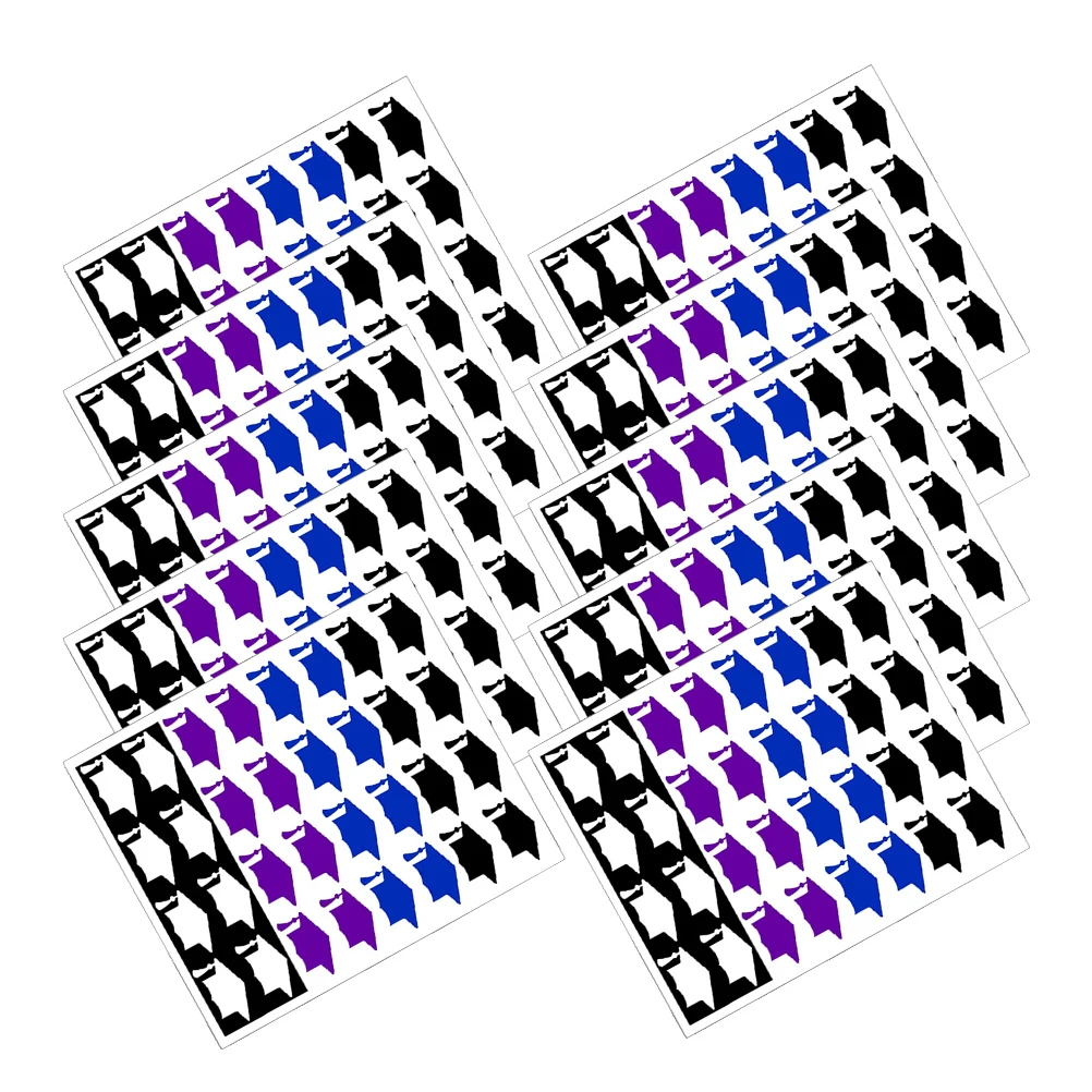 

10 Sheets Graduation Stickers Themed Cap Design for Gift Box Labeling DIY Scrapbooking Window Door Decor Party Favors Card