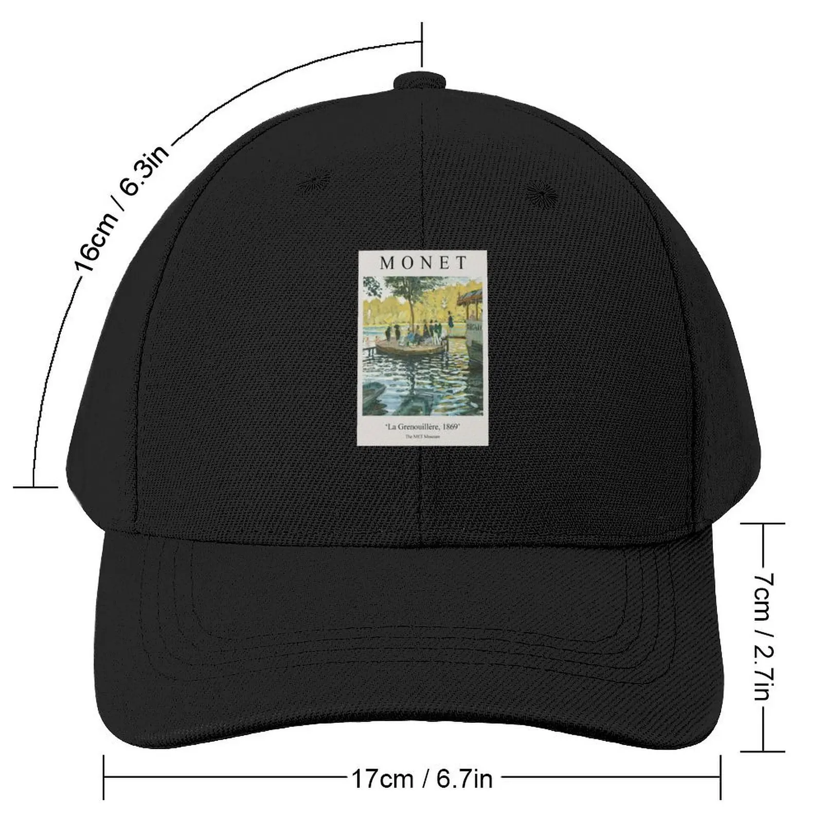 Claude Monet - La Grenouillere Baseball Cap sun hat Kids Hat Bobble Hat Golf Female Men's