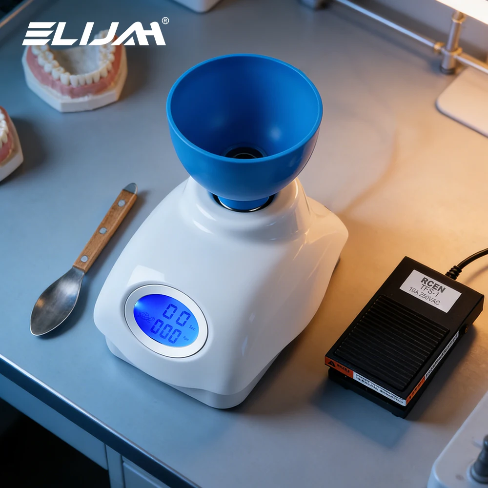 

Автоматический миксер для стоматологических слепочных смесей ELIJAH с ножным управлением, низкий уровень шума, 300 об/мин, для стоматологии