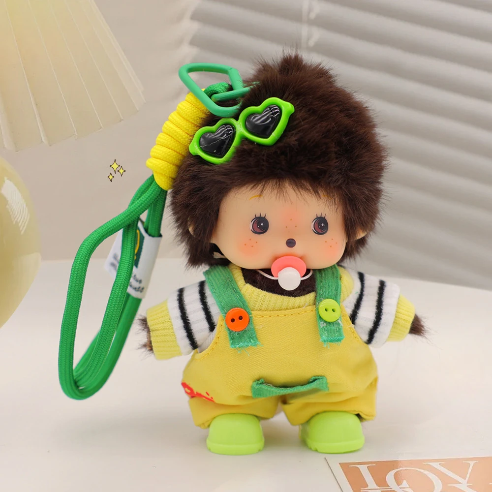 حقيبة قلادة دمى Chhichi الأصلية وملابس الأطفال مجموعة كاملة من أكياس قطيفة حلي معلقة دمية حبل اليد Bffs هدية دمية اللثة