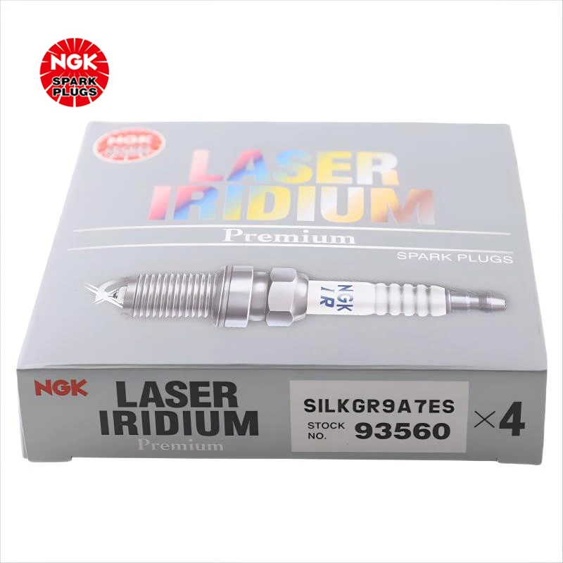 

NGK Iridium Platinum spark plug SILKGR9A7ES 93560 is suitable for A6L, Cayenne, Panamera OE 06M905606F