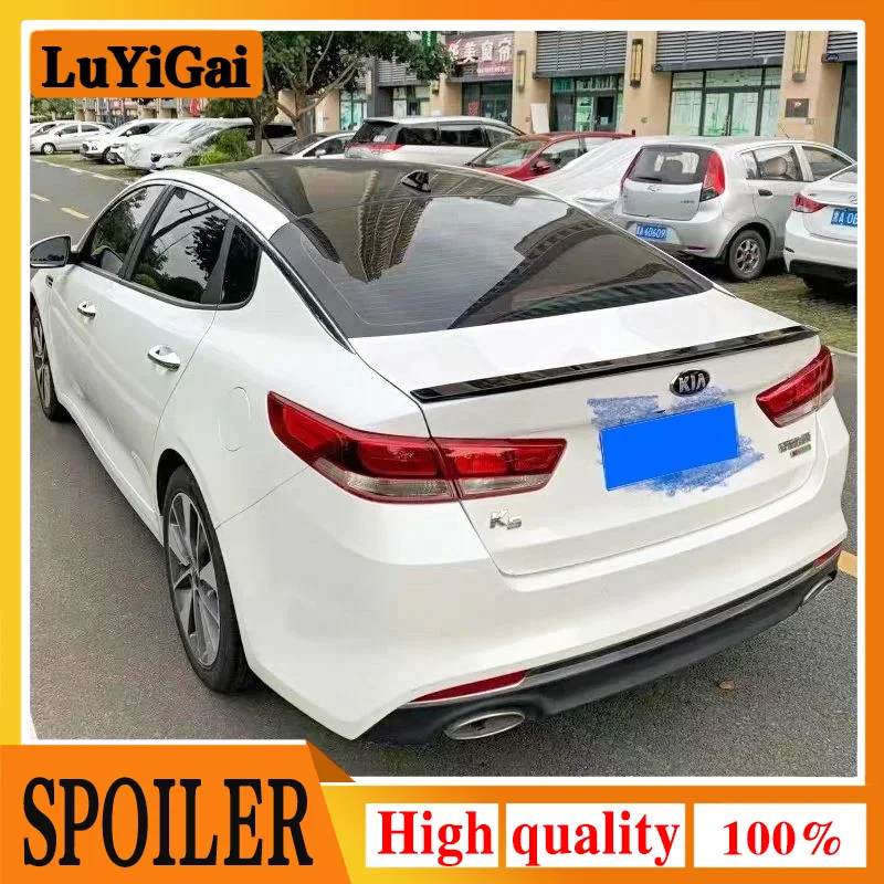 Auto Zubehör ABS Kunststoff Material Hinten Stamm Lip Boot Flügel Unlackiert Farbe Hinten Dach