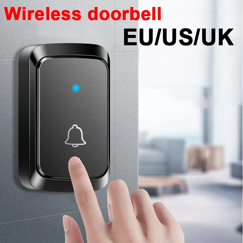 Wireless Door Bells 1000ft Home Ultra-long Distance One-to-one Electronic Doorbell Remote Control Elderly Patient Pager