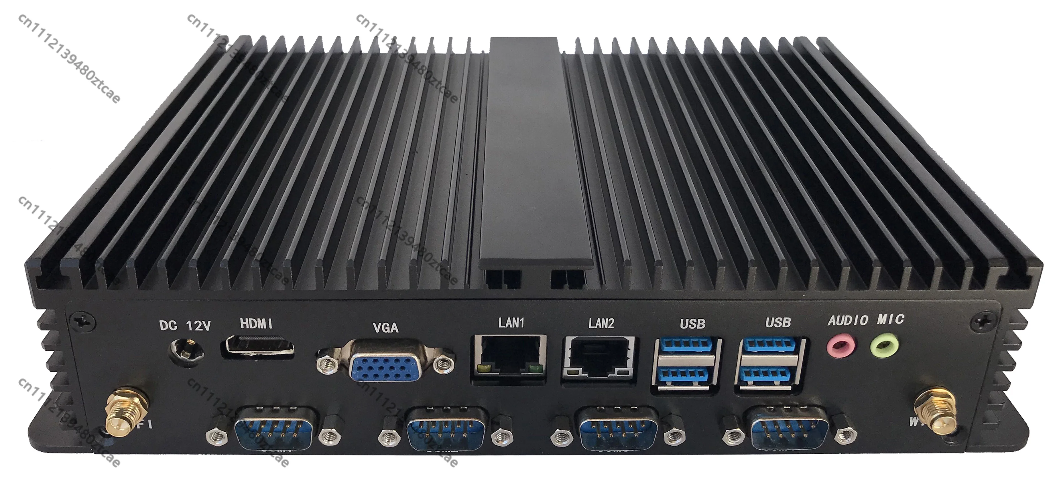 2026 Fanless Embedded Industrial PC 8th Gen Chip 1/2 LAN 6 COM Ports Support WIFI 4G BT Low Power Control Computer