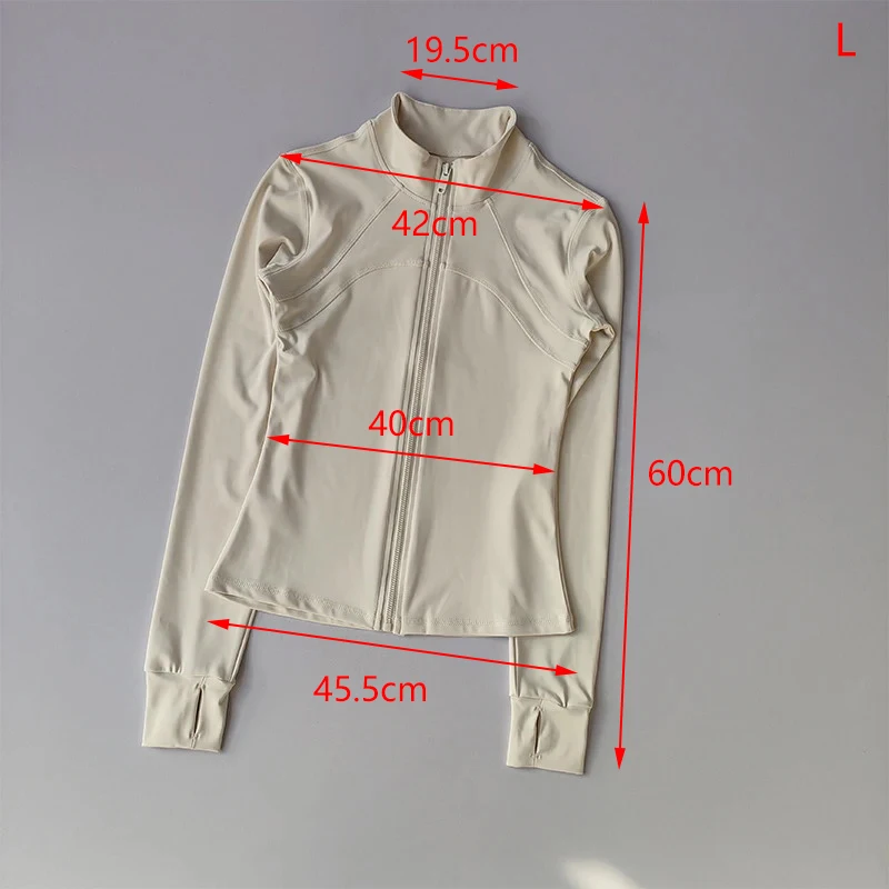 Long-sleeved Sports Zipper Fitness Yoga Sun Protection Clothing Fitness Tops Sportswear Running Fitness Cycling Clothing