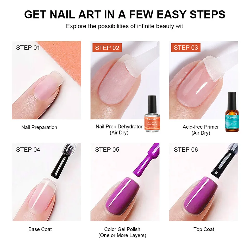 Nail Gel Liquid Base Gel Nail Set Acid-Free Nail Art Base For Acrylic Nails