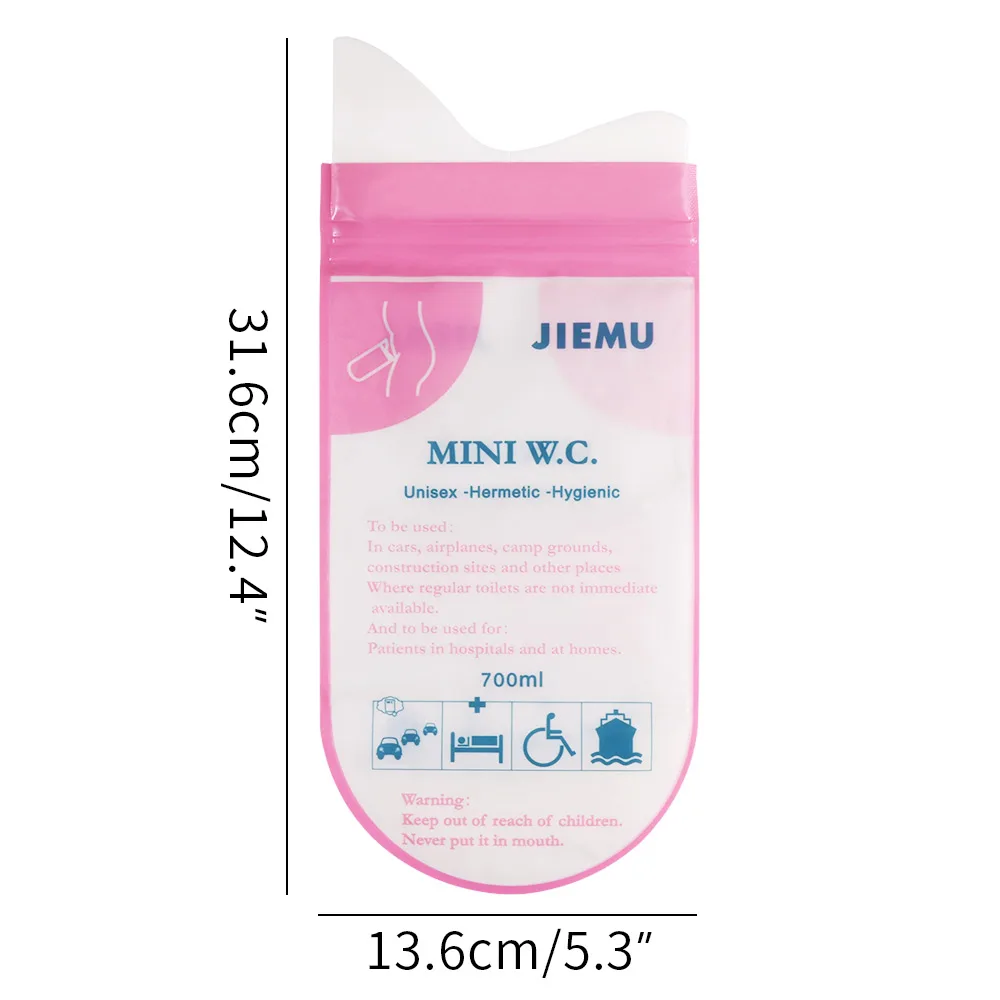 Urinoir de toilette jetable, 700ML, toilettes unisexes, pratiques, portables, en plein air, Camping, salle de bain