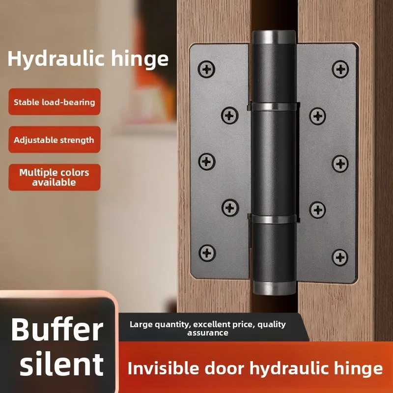 

Hydraulic Hinge Automatic Door Multi-function Ultra-quiet Buffer Positioning Double Adjustment Hidden Door Hinge
