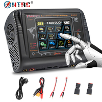 HTRC T400 Lipo Battery Charger DC 400W AC 200W RC Charger Discharger For LiHV LiFe Li-lon NiCd NiMh Pb LiPo Batteri Dual Charger