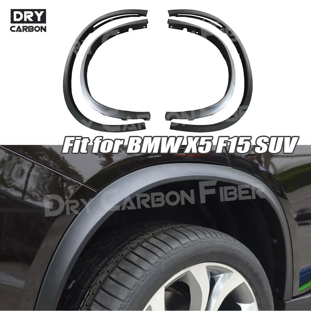 PP Car Side Wheel Arch Fender Flares Mudflap Trims For BMW E70 X5 SUV 4 Door 2007-2013 For F15 X5 SUV 4 Door 2014-2016